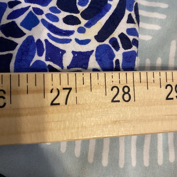 Lilly Pulitzer Kelly Skinny Ankle Blue Stretch Pockets Low Rise Size 4 - Picture 10 of 10